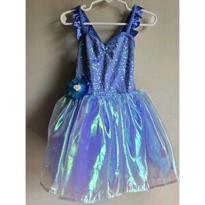 Weissman Child Girls Size XSC (4/5) Sequin Tulle Ballet Dress Dancewear Costume